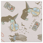 Wizard of Oz™ Wicked Witch™ Crystal Ball Pattern Stof (Close Up)
