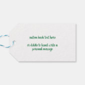  wizard Oz-tekens en tekstletters Cadeaulabel (Achterkant Horizontaal)