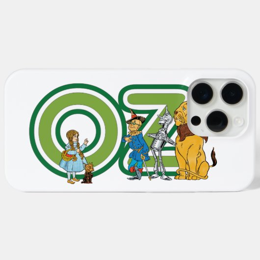  wizard Oz-tekens en tekstletters Case-Mate iPhone Case (Achterkant (horizontaal))