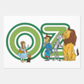 wizard Oz-tekens en tekstletters Inpakpapier Vel (Voorkant 3)