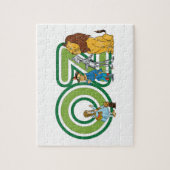 wizard Oz-tekens en tekstletters Legpuzzel (Verticaal)