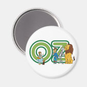 wizard Oz-tekens en tekstletters Magneet (Voorkant / Achterkant)