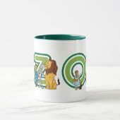  wizard Oz-tekens en tekstletters Mok (Midden)