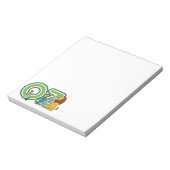 wizard Oz-tekens en tekstletters Notitieblok (Gedraaid)