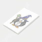 Wizard Penguin-Cartoon Post-it® Notes (Schuin)