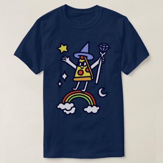 Wizard Pizza T-shirt (Design voorkant)