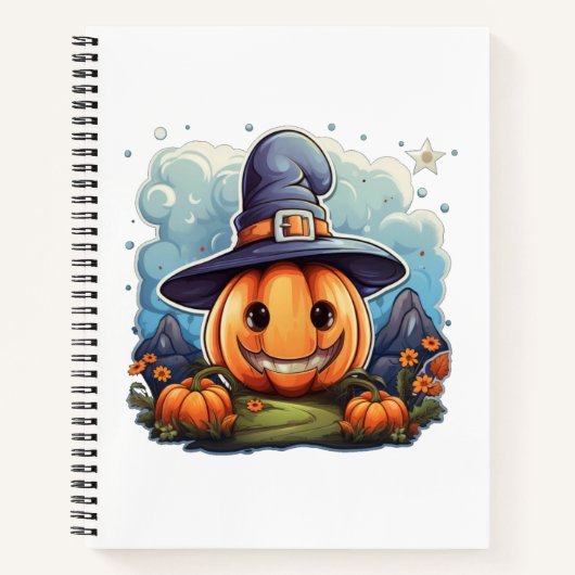 Wizard pumpkin notitieboek (Voorkant)