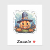 Wizard pumpkin sticker (Vel)