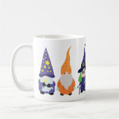 Wizard Pumpkin Witch Halloween Gnomes Koffiemok (Links)