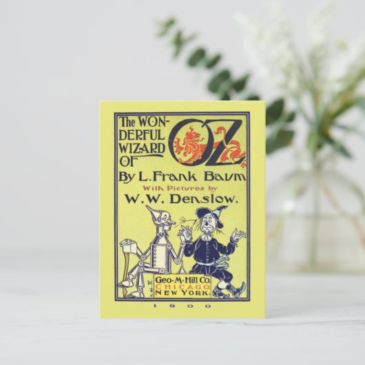 Wizard Retro van Oz Briefkaart (Staand voorkant)