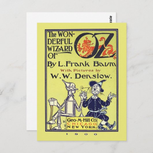 Wizard Retro van Oz  Briefkaart (Voorkant / Achterkant)