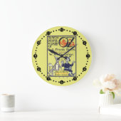 Wizard Retro van Oz  wandklok Grote Klok (Huis)