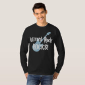 Wizard Rock Rocks Dark Shirt (Voorkant volledig)
