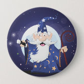 Wizard Ronde Button 4,0 Cm (Voorkant)