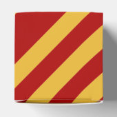 Wizard Rood en Goud Hart Bedankdoosjes (Bovenkant)