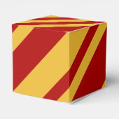 Wizard Rood en Goud Hart Bedankdoosjes (Achterkant)