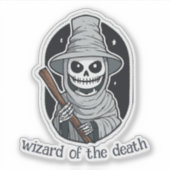 wizard Skeleton Sticker (Voorkant)