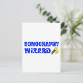 wizard Sonografie Briefkaart (Staand voorkant)