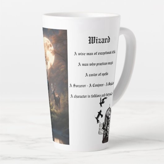 Wizard Spell Latte Mok (Rechterhoek)