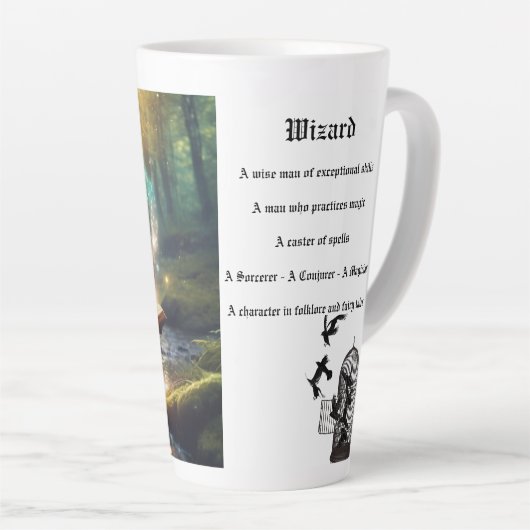 Wizard Spell Latte Mok (Rechterhoek)