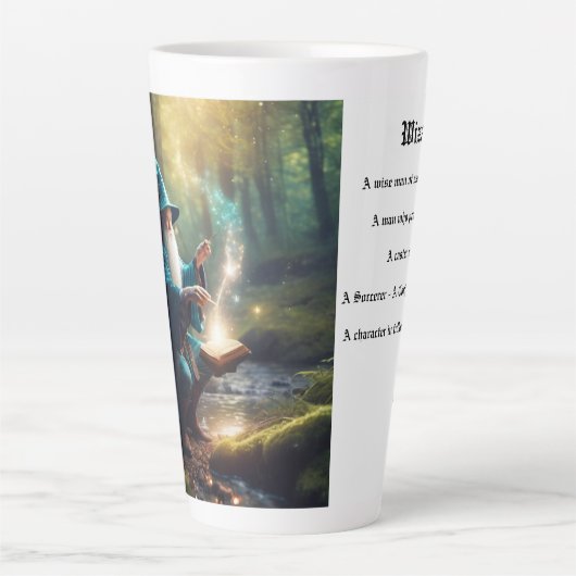 Wizard Spell Latte Mok (Voorkant)