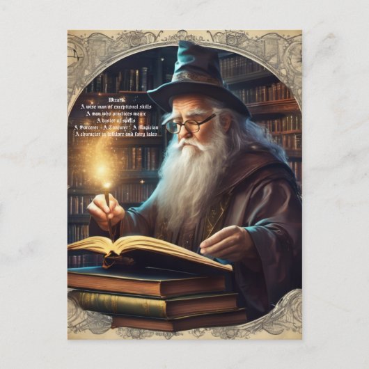 Wizard Studie Briefkaart (Voorkant)