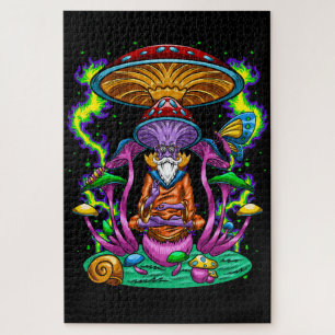 Wizard Trippy Pyplannelic Mushroom Legpuzzel