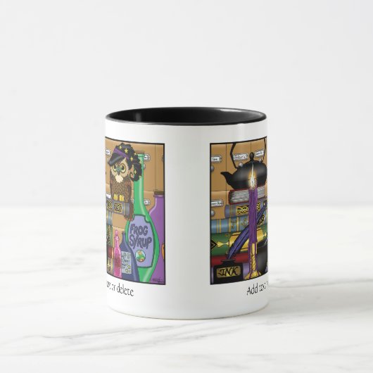 Wizard Uil Boeken Opties Mok (Midden)