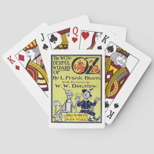 wizard van Oz Book Hoesje Speelkaarten (Achterkant)
