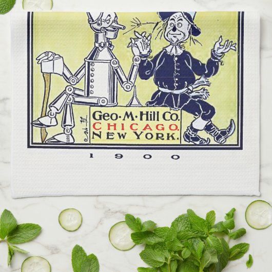 wizard van Oz Book Hoesje Theedoek (Gevouwen)