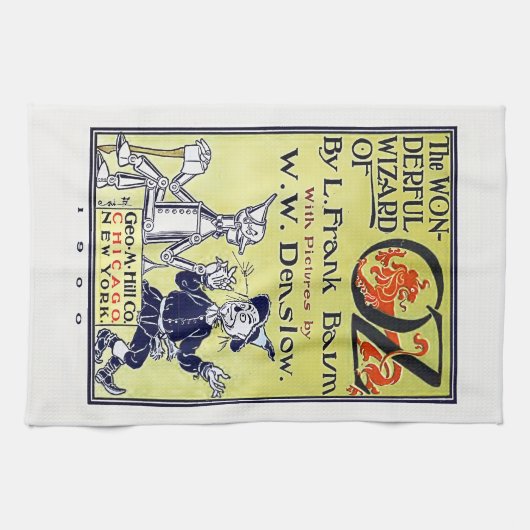 wizard van Oz Book Hoesje Theedoek (Horizontaal)