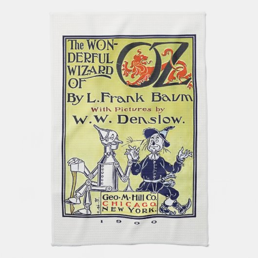  wizard van Oz Book Hoesje Theedoek (Verticaal)