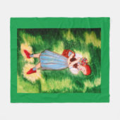 WIZARD VAN OZ DOROTHY EN HAAR SHOT FLEECE DEKEN (Voorkant (Horizontaal))