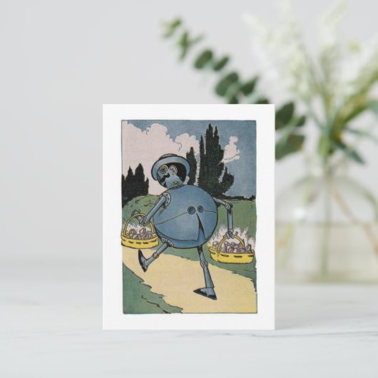 wizard van Oz-illustratie Briefkaart (Staand voorkant)