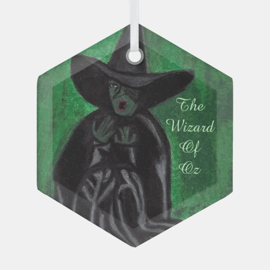 WIZARD VAN OZ MELTING WITCH Ornament (Voorkant)
