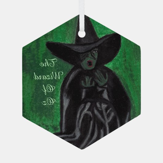 WIZARD VAN OZ MELTING WITCH Ornament (Achterkant)