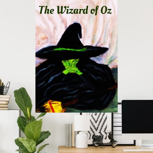 WIZARD VAN OZ MELTING WITCH POSTER (Thuiskantoor)