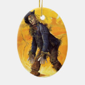  wizard van Oz Scarecrow Keramisch Ornament (Achterkant)