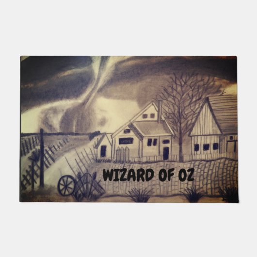 WIZARD VAN OZ-TWISTER DEURMAT (Voorkant)