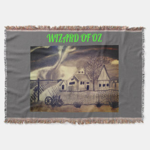 WIZARD VAN OZ TWISTER DOOR BLANKET DEKEN
