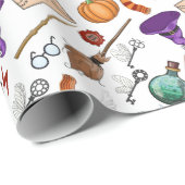 Wizard verjaardagsfeestje cadeaupapier (Rol Hoek)