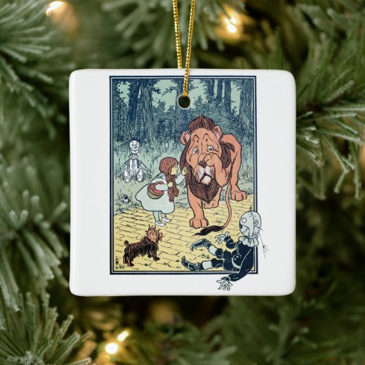  wizard voor Oz-tekens, Gele Brick Road Keramisch Ornament (Boom)