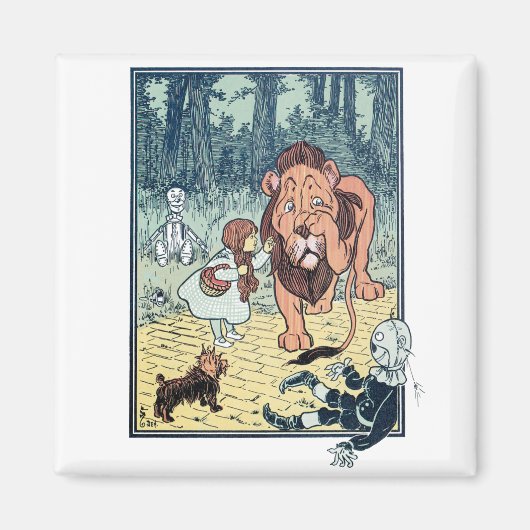 wizard voor Oz-tekens, Gele Brick Road Magneet (Voorkant)