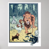  wizard voor Oz-tekens, Gele Brick Road Poster (Voorkant)