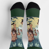  wizard voor Oz-tekens, Gele Brick Road Sokken (Top)