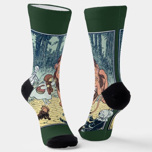  wizard voor Oz-tekens, Gele Brick Road Sokken (Gebogen)