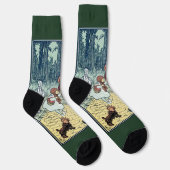  wizard voor Oz-tekens, Gele Brick Road Sokken (Rechts)