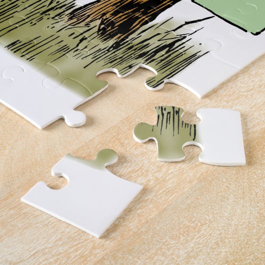 wizard voor Oz, Tinman Reading Sign Legpuzzel (Zijkant)