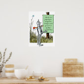 wizard voor Oz, Tinman Reading Sign Poster (Keuken)