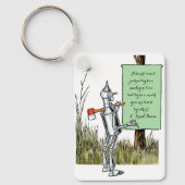  wizard voor Oz, Tinman Reading Sign Sleutelhanger (Voorkant)